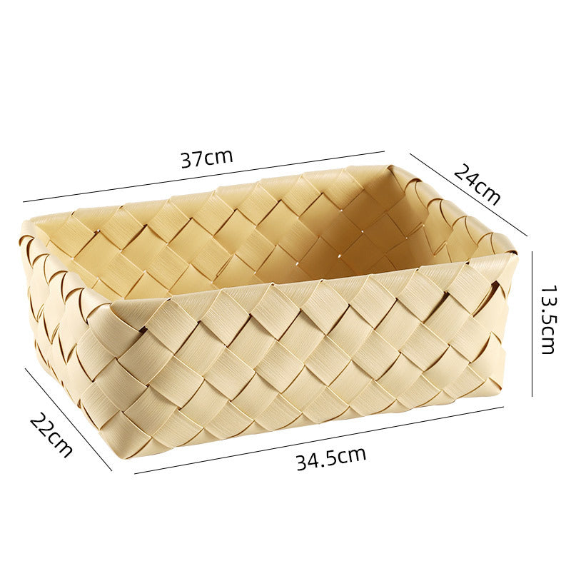 Elegant Handwoven Storage Tray | High & Bury