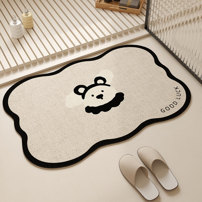 Playful Pet-Themed Absorbent Mat | High & Bury