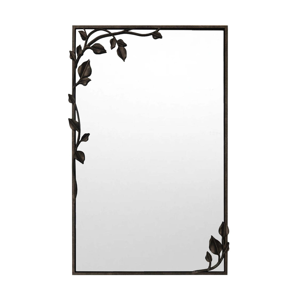 Ornate Wall Mirror with Leaf Accents | High & Bury