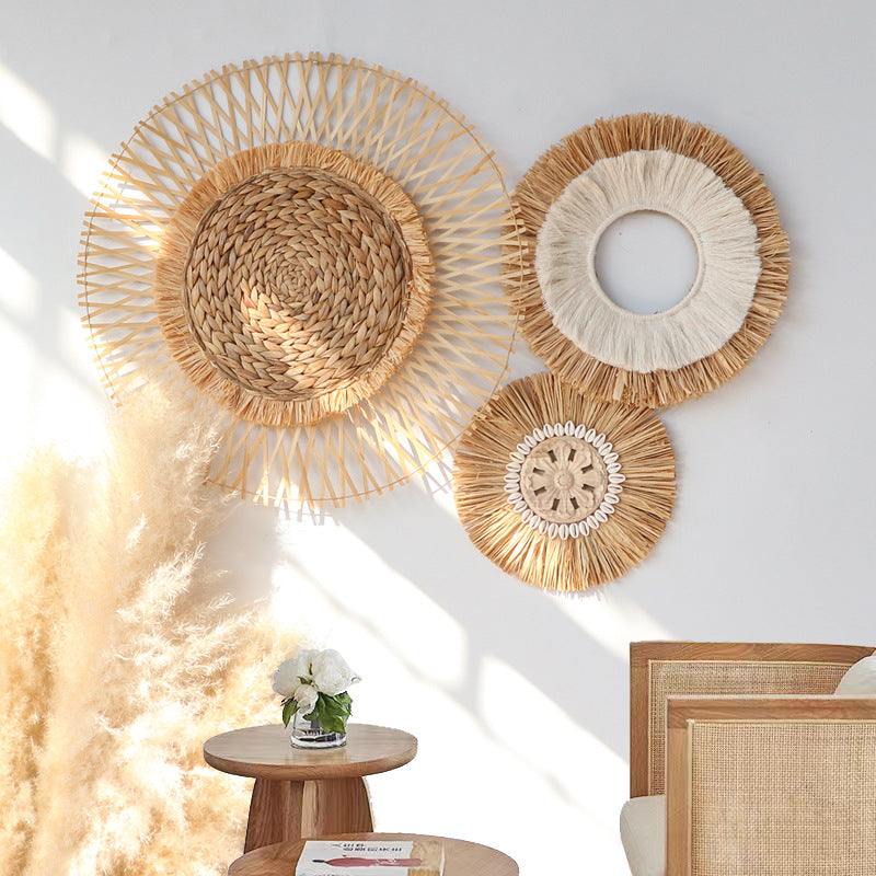 Decorative Wall Mirror Brown | High & Bury