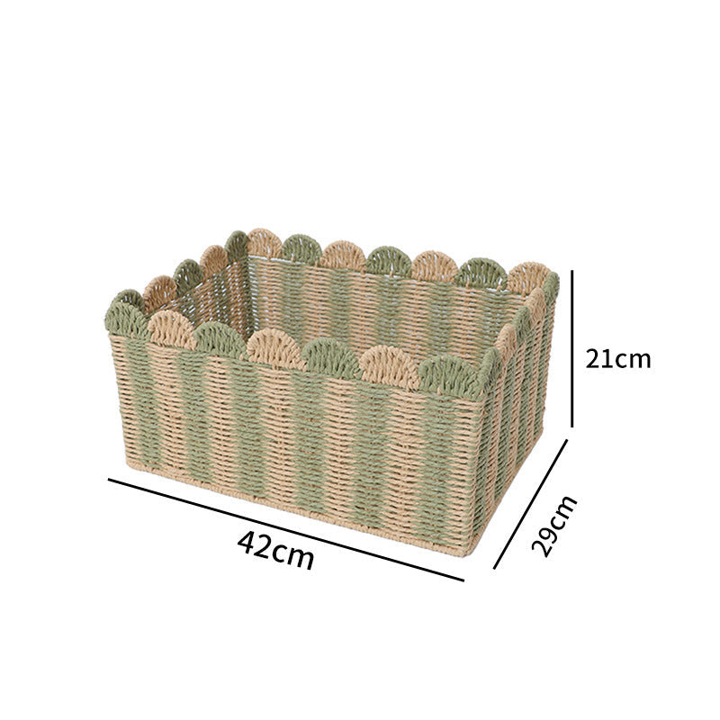 Storage Basket with Wave Rim | High & Bury