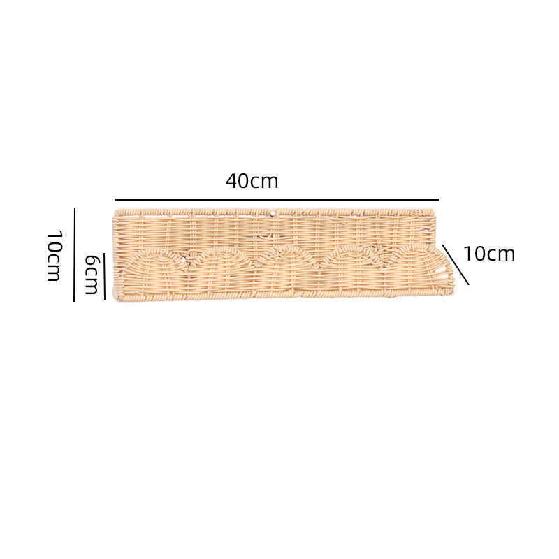 Decorative Wall Basket in Wave Pattern | High & Bury