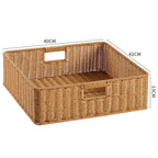 Handcrafted Basket Light Brown Dark Coffee | High & Bury