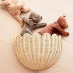 Playful Decorative Basket in Shell Design | High & Bury