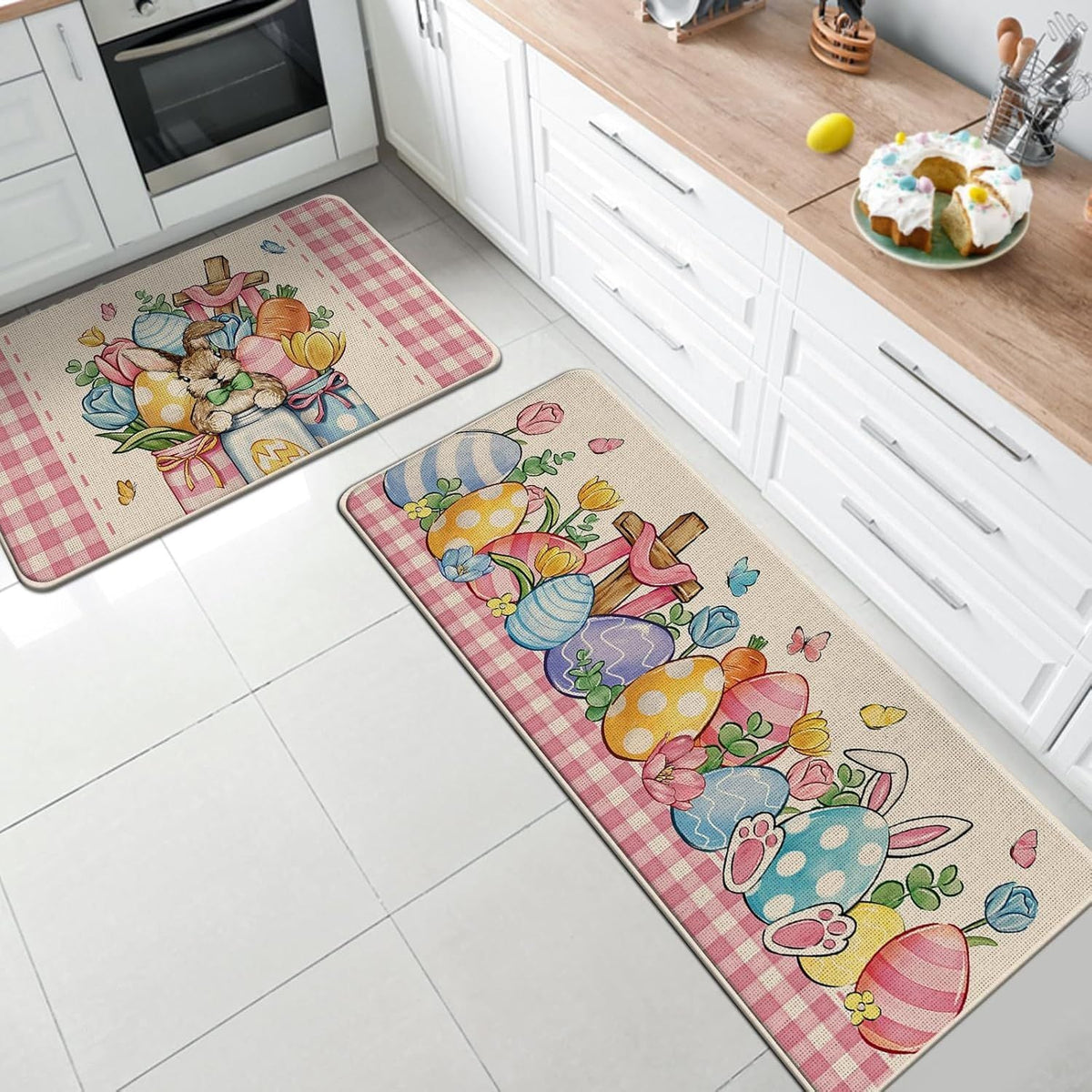 Children's Easter-Themed Kitchen Floor Mat | High & Bury