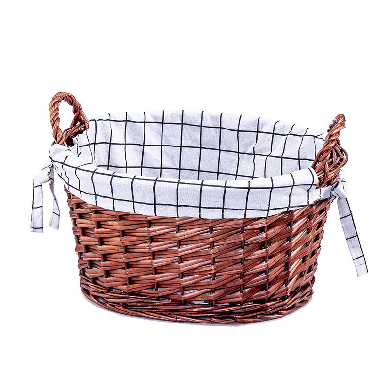 Basket with Fabric Insert | High & Bury