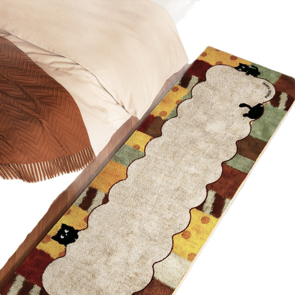Home Decor Area Rug Soft Textile Non Slip | High & Bury