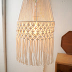 Decorative Macrame Hanging Lantern | High & Bury