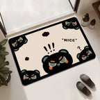 Playful Cat-Themed Entrance Mat Non Slip | High & Bury