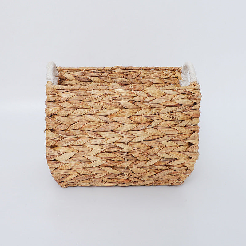 Natural Fiber Storage Basket Soft Textile Handwoven | High & Bury