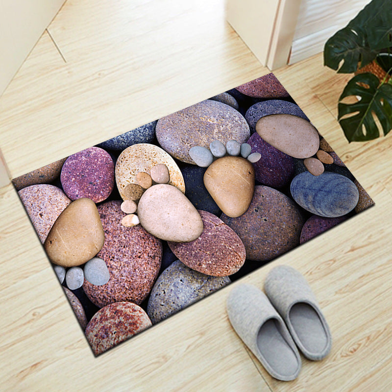 Stone-Inspired Decorative Floor Mat | High & Bury