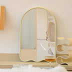 Arched Decorative Wall Mirror with Elegant, Curved Frame | High & Bury