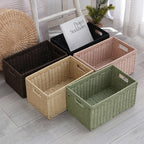Storage Basket with Handles Handwoven Handcrafted | High & Bury
