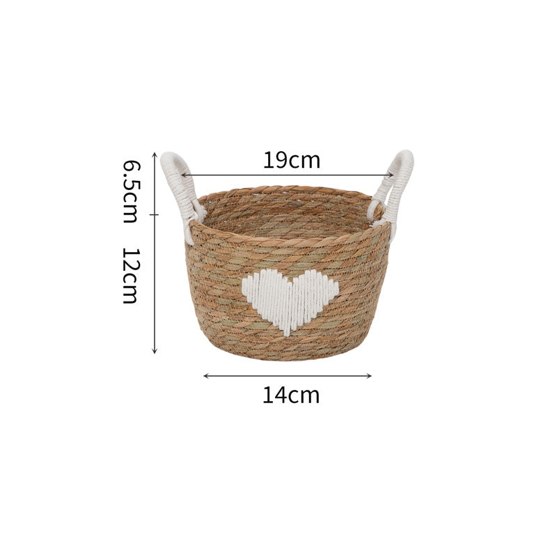 Braided Storage Basket Handwoven | High & Bury