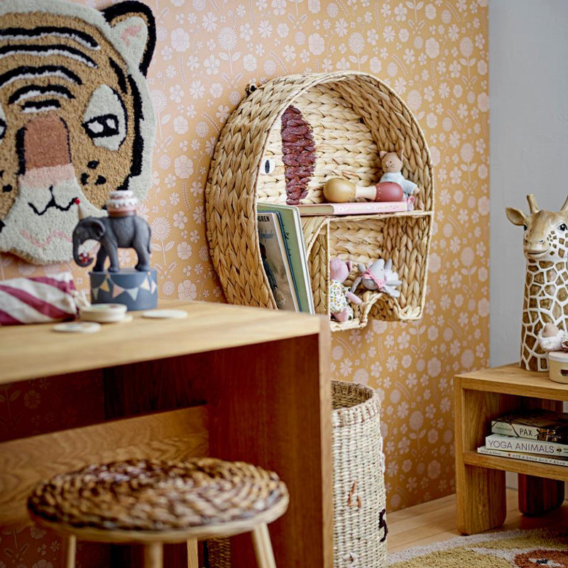 Decorative Wall Basket in Wave Pattern | High & Bury