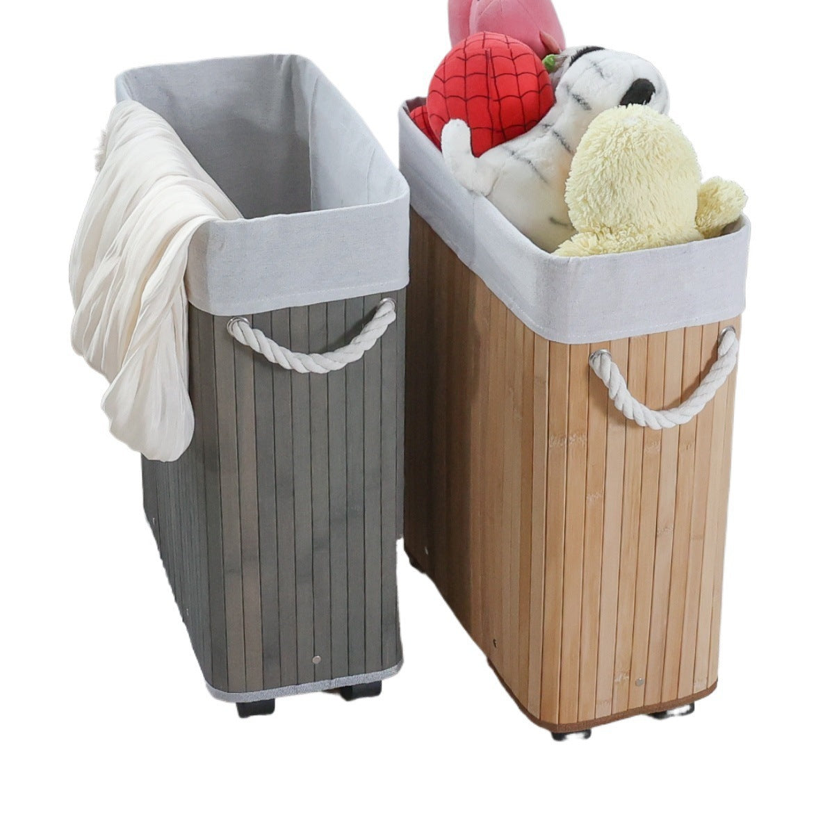 Modern Laundry Basket with Practical Movement System | High & Bury
