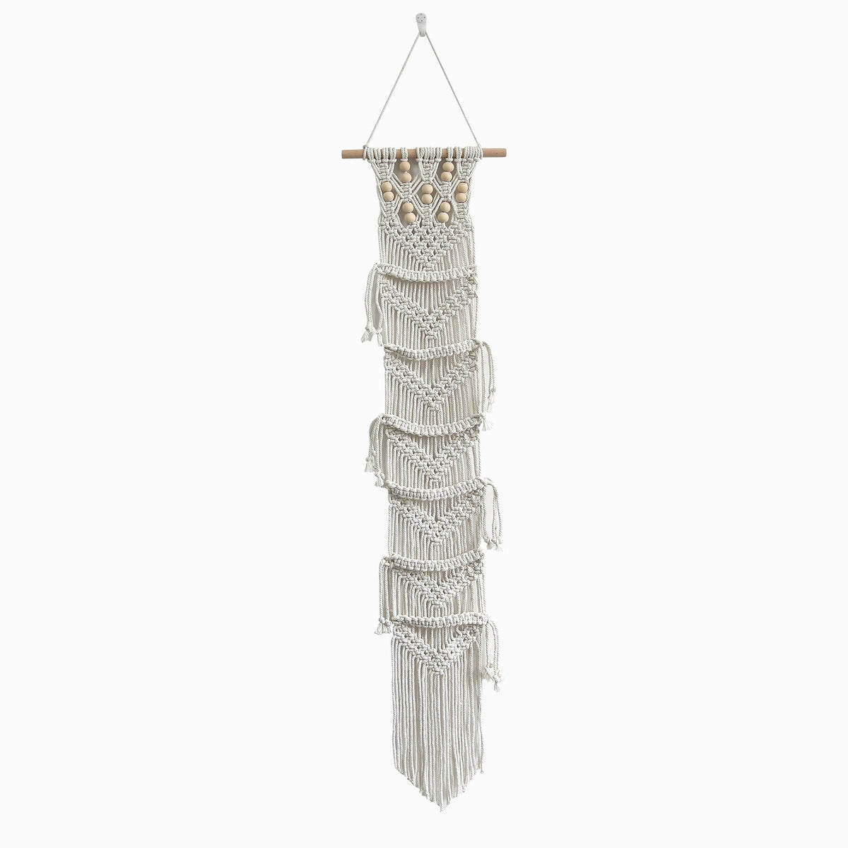 Macrame Wall Hanging with Intricate Pattern | High & Bury