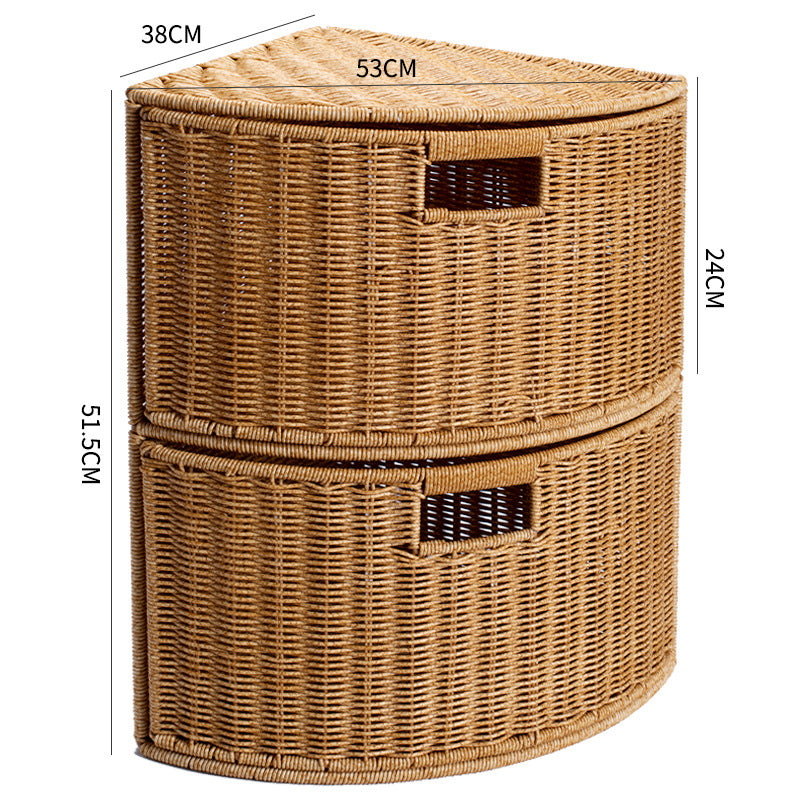 Corner Braided Storage Box | High & Bury