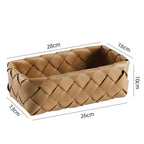 Elegant Handwoven Storage Tray | High & Bury