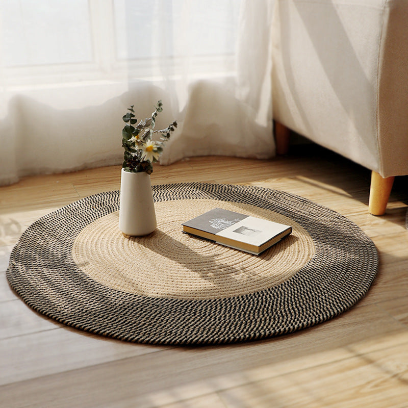 Elegant Cow Pouf made of Natural Materials | High & Bury