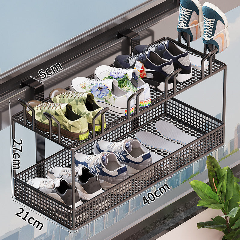 Adjustable Shoe Organizer for the Door | High & Bury
