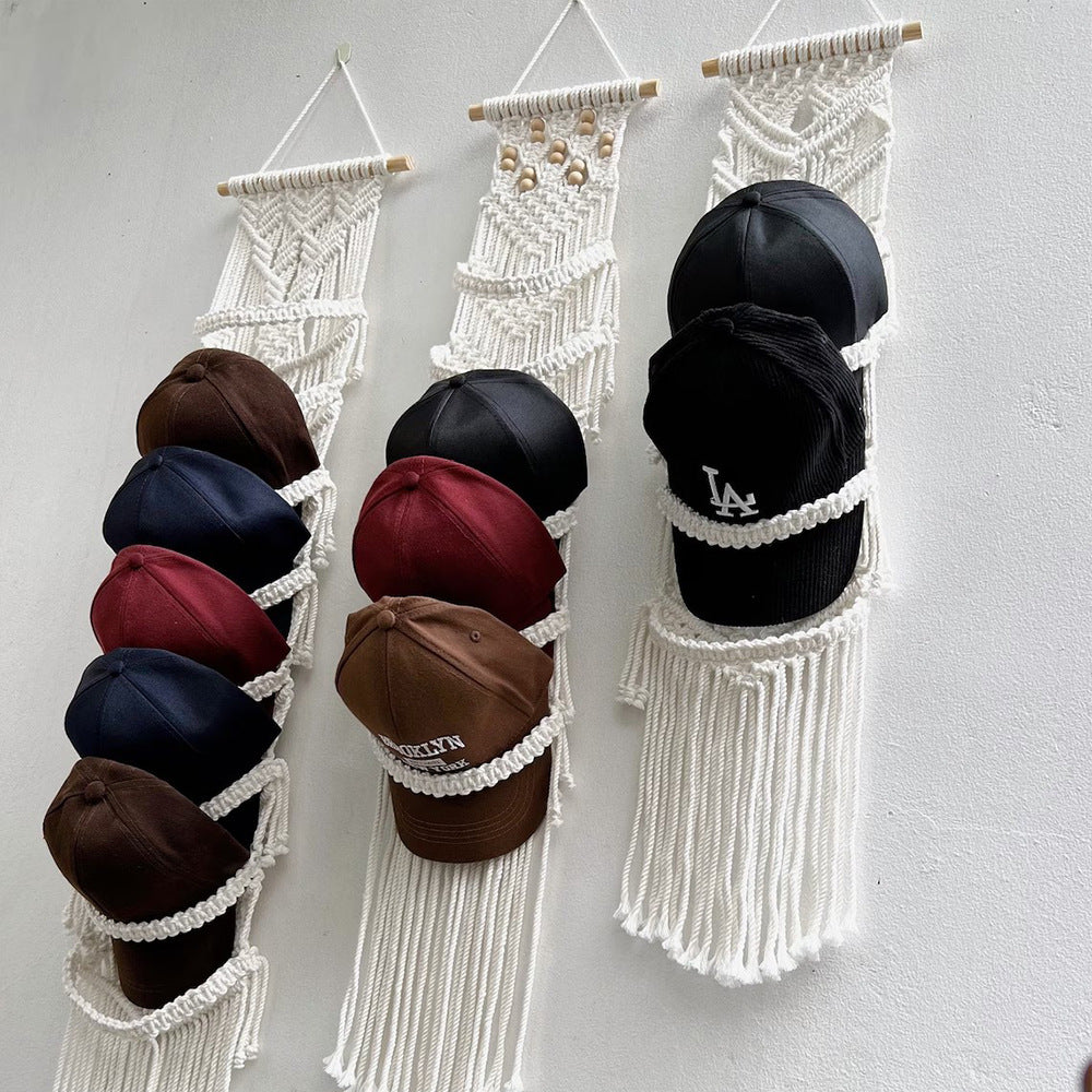 Macrame Wall Hanging with Intricate Pattern | High & Bury
