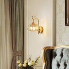 Wall Lamp Glass Metal | High & Bury