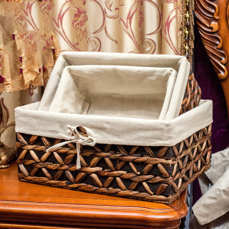 Storage Basket with Removable Fabric Insert | High & Bury