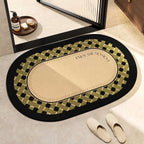 Elegant Oval Floor Mat | High & Bury