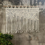 Macrame Wall Hanging Beige 120 | High & Bury