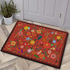 Luxurious Floral Design Bath Mat | High & Bury