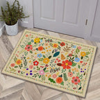 Luxurious Floral Design Bath Mat | High & Bury