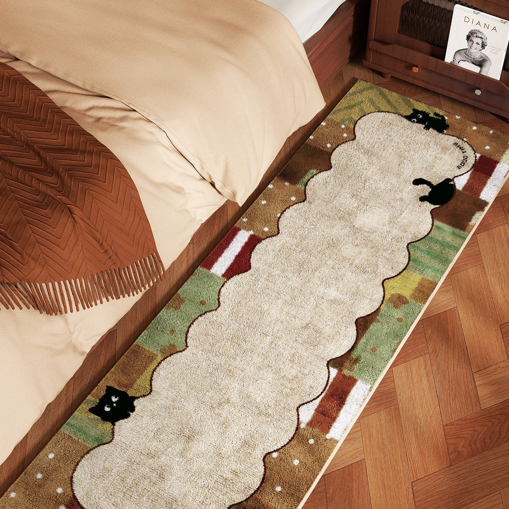 Home Decor Area Rug Soft Textile Non Slip | High & Bury