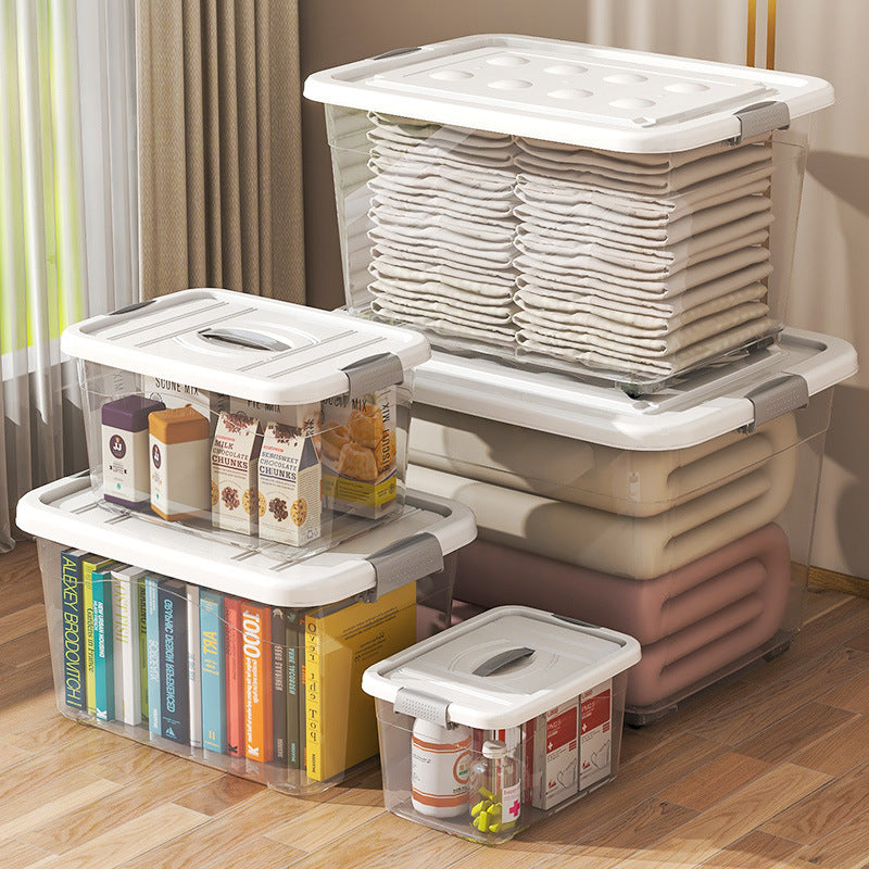 Storage Box Transparent White | High & Bury