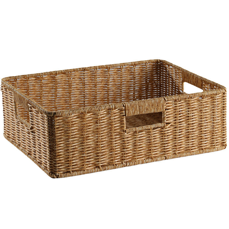Elegant Woven Storage Basket | High & Bury