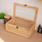 Practical Storage Box with Glass Surface | High & Bury