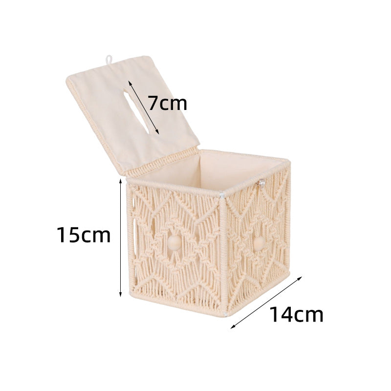 Macrame Storage Box | High & Bury