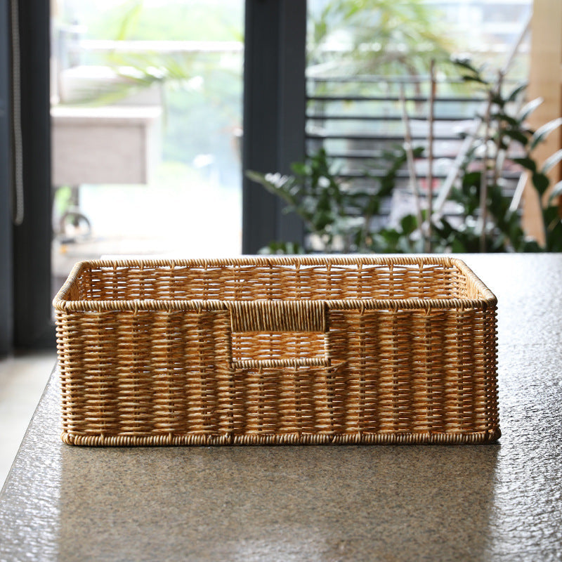 Elegant Woven Storage Basket | High & Bury