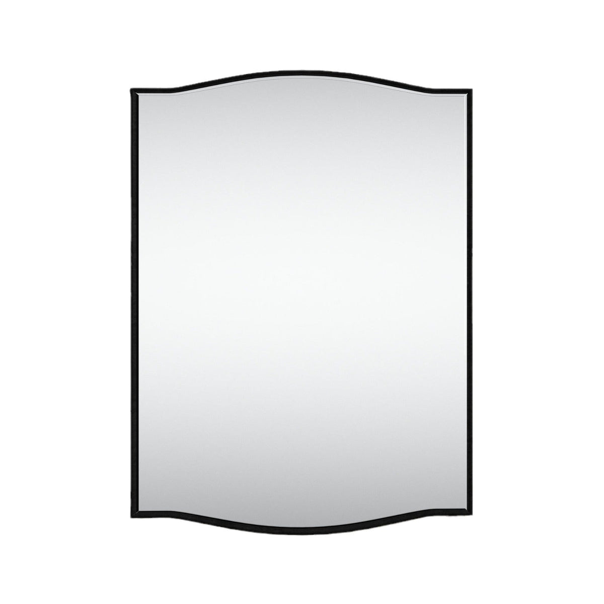 Elegant Curved Wall Mirror | High & Bury