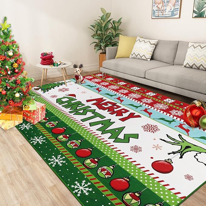 Festive Holiday Area Rug | High & Bury