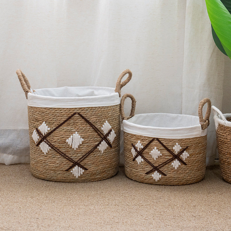 Storage Basket with Decorative Pattern | High & Bury