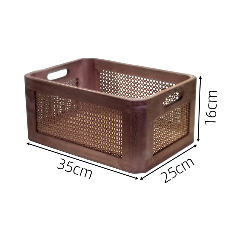 Storage Basket Molded Plastic | High & Bury