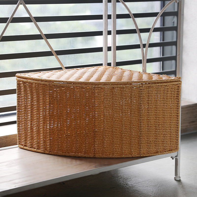 Handcrafted Decorative Corner Storage Basket | High & Bury