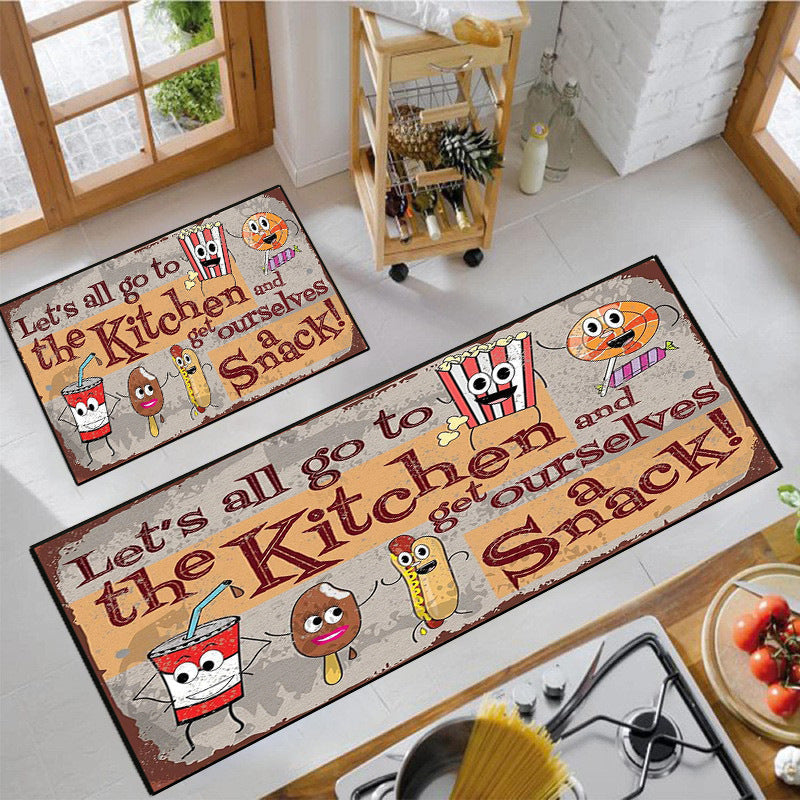 Fun Snack-Themed Kitchen Mat | High & Bury