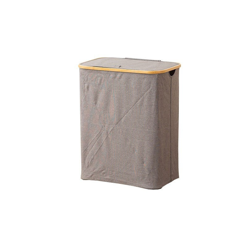 High-Quality Laundry Container with Practical and Modern Bamboo Lid | High & Bury