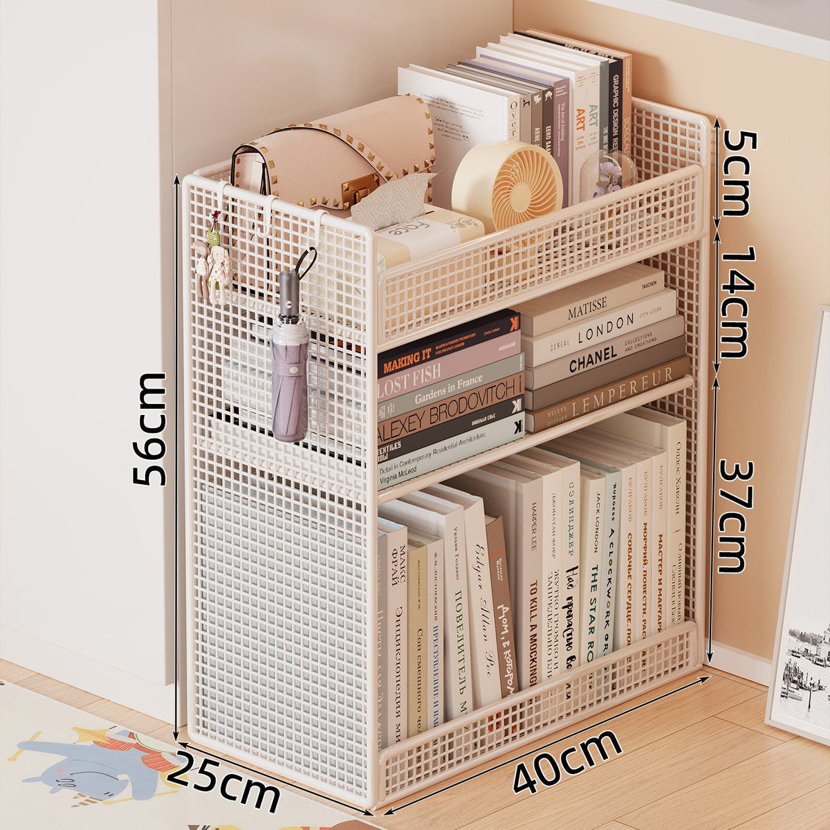 Versatile Mesh Storage Rack | High & Bury