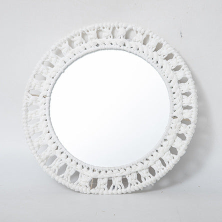 Wall Mirror with Macrame Frame | High & Bury