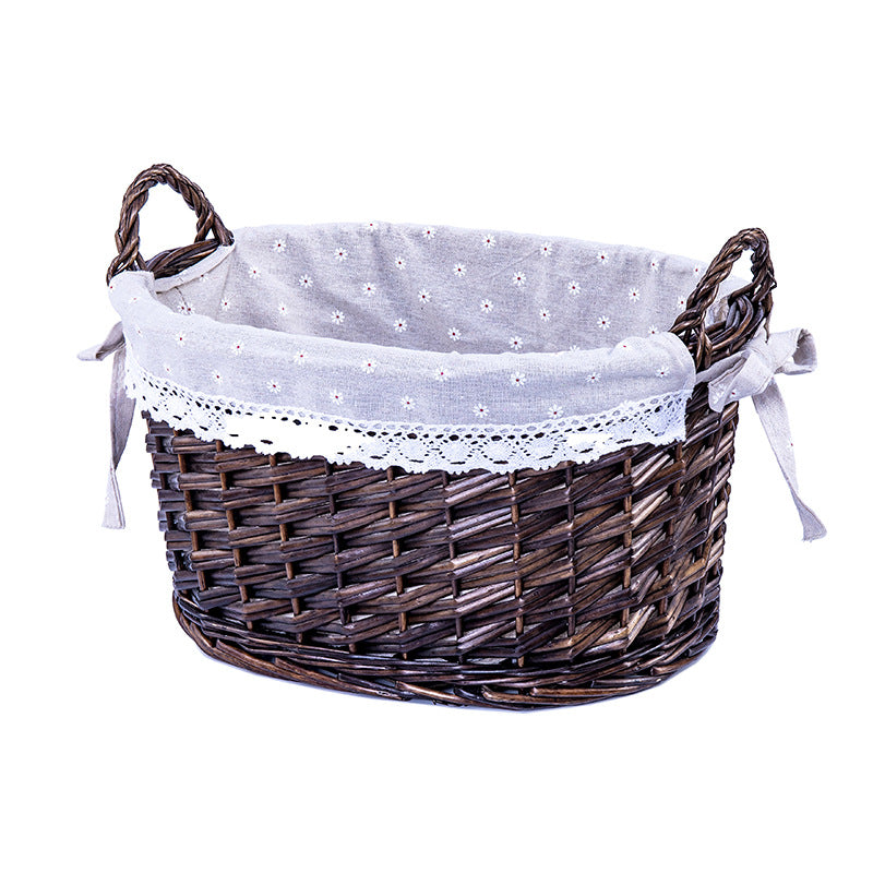 Basket with Fabric Insert | High & Bury