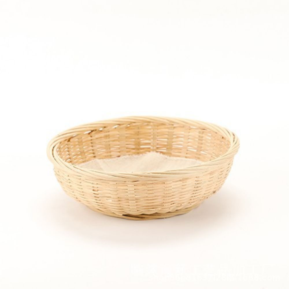 Practical Storage Basket made of Rattan Woven Natural Fiber Soft Textile | High & Bury