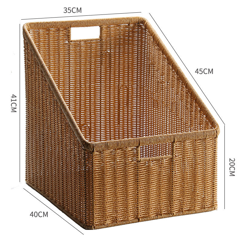 Handcrafted Storage Basket Dark Coffee | High & Bury